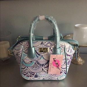 NWT Periwinkle Quinn Mini Satchel Betsey Johnson